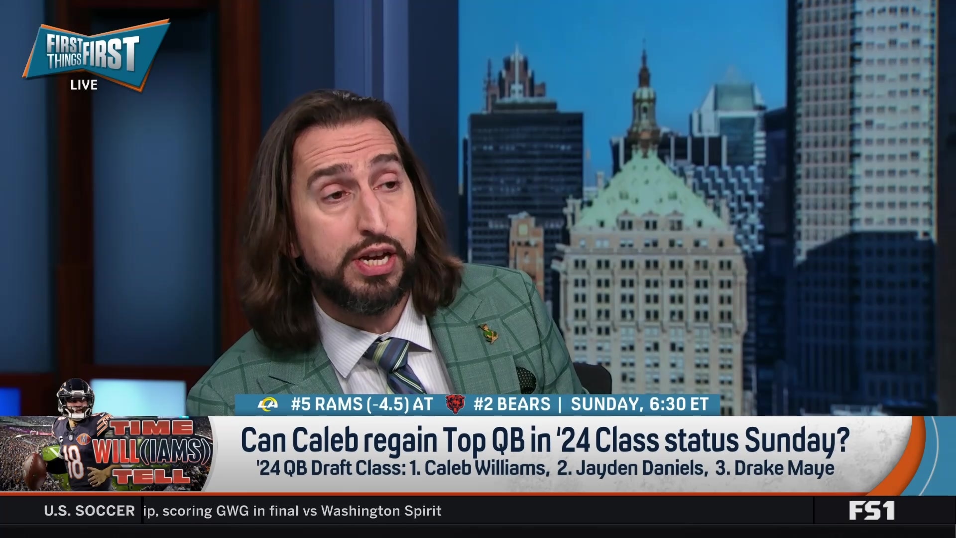 Analyzing Caleb Williams and Drake Maye's season stats