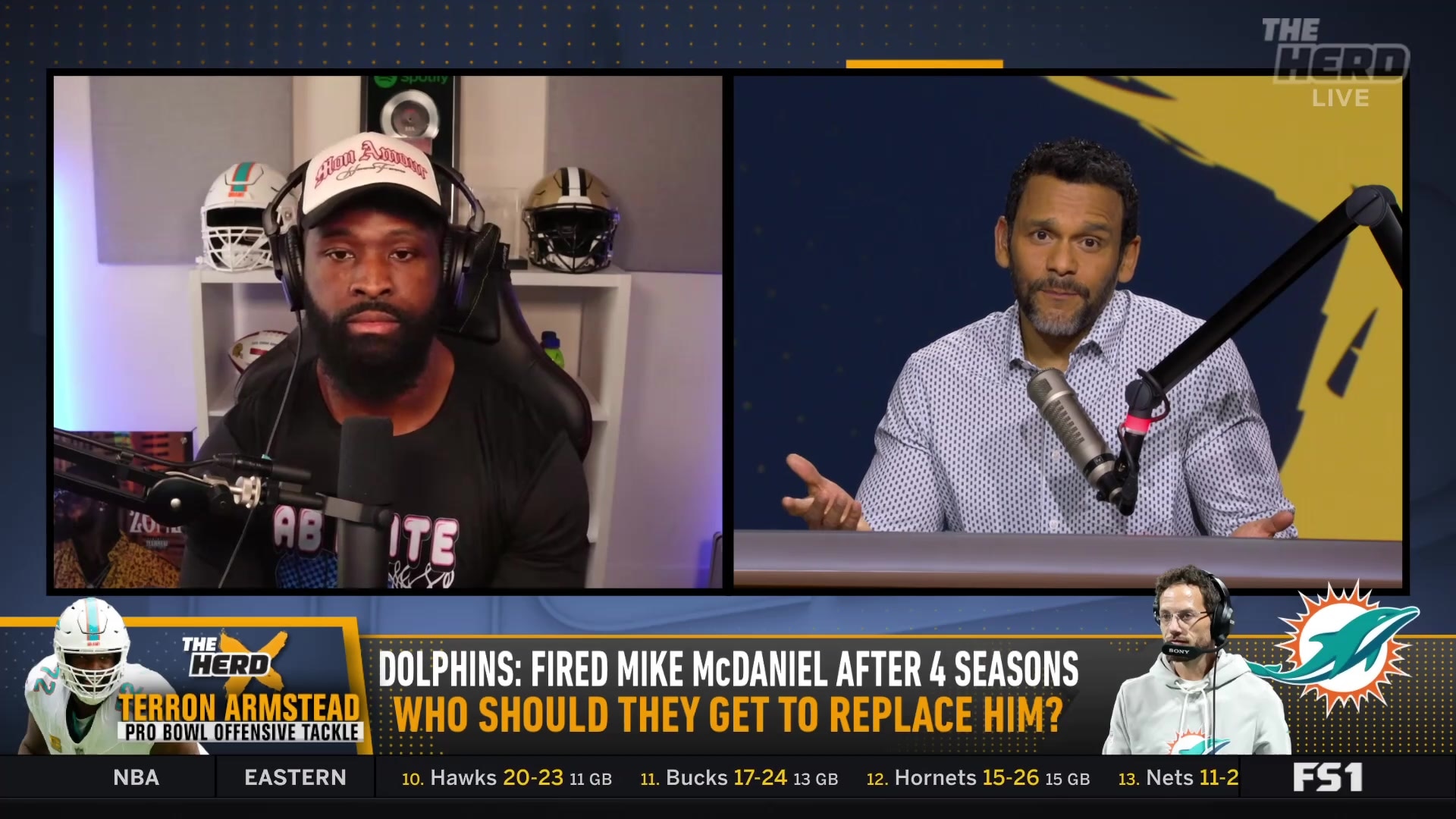 Terron Armstead on the Dolphins being an attractive coaching job