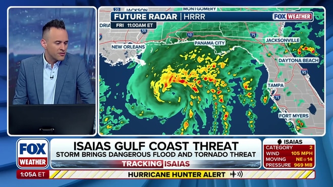 Ari Sarsalari explains the tornado threat from Hurricane Isaias