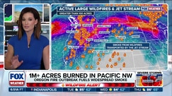 Over one million acres burn across the Pacific Northwest