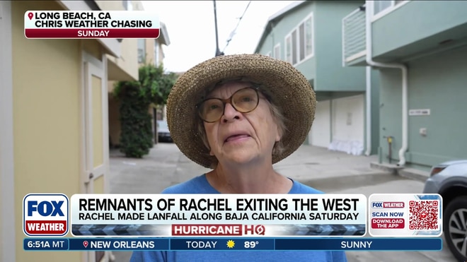 Hurricane Rachel remnants batter Long Beach with massive swells