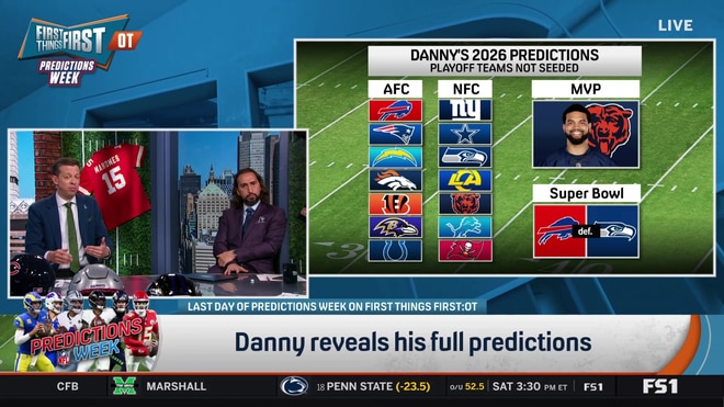 Danny predicts a Bills vs. Seahawks Super Bowl matchup