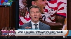 What is success for USMNT in the World Cup knockout round?
