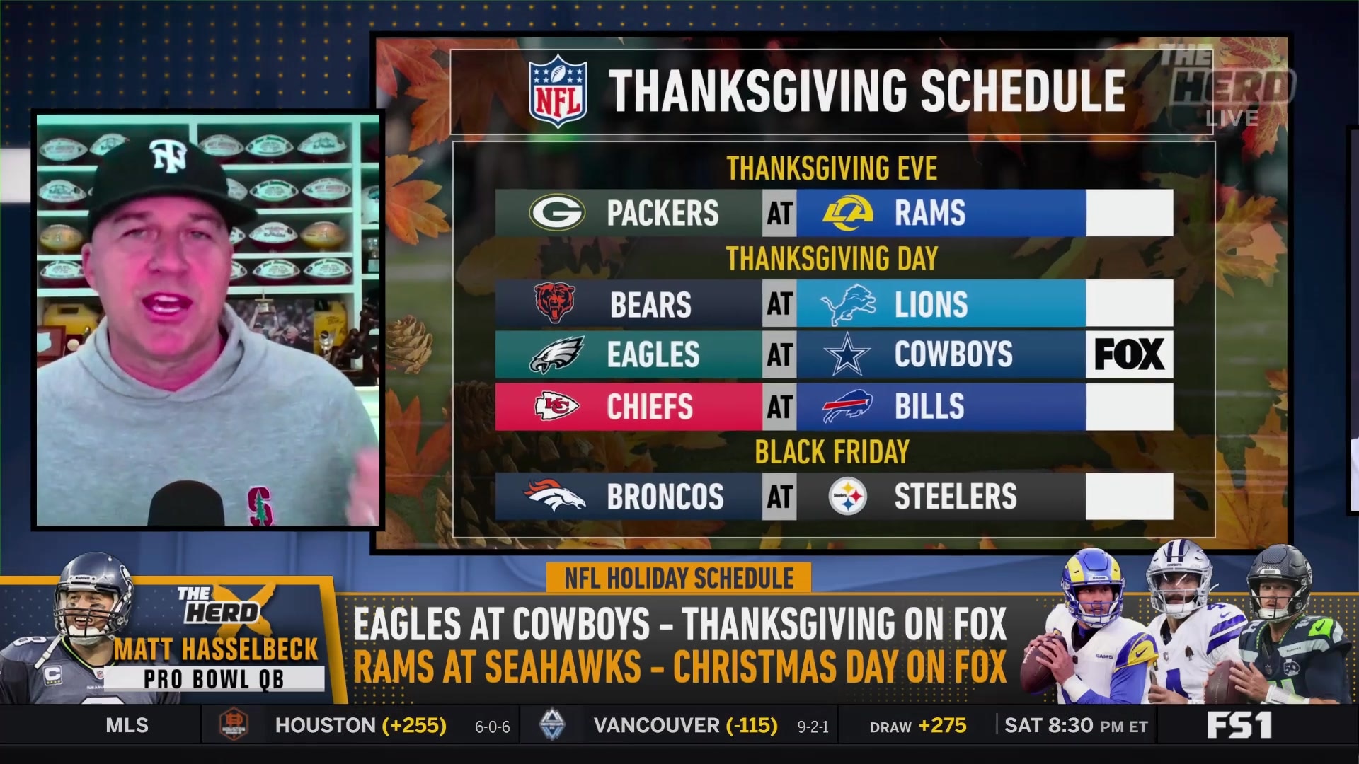 Matt Hasselbeck's Ideal NFL Holiday Game Schedule