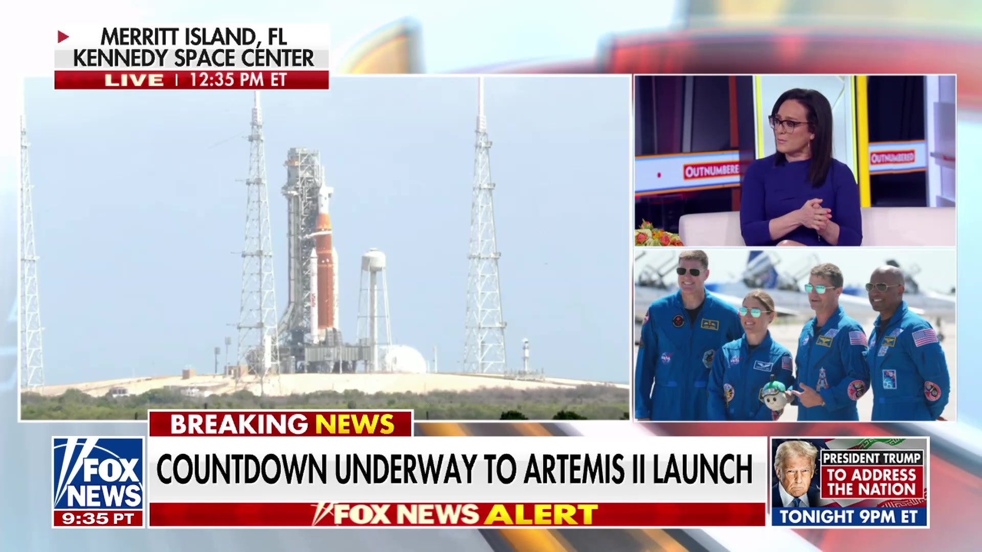 Fox News host hopes Artemis II mission unites a divided America