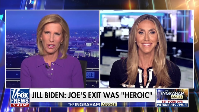 Lara Trump shreds Jill Biden's claim that Joe's exit was 'heroic'