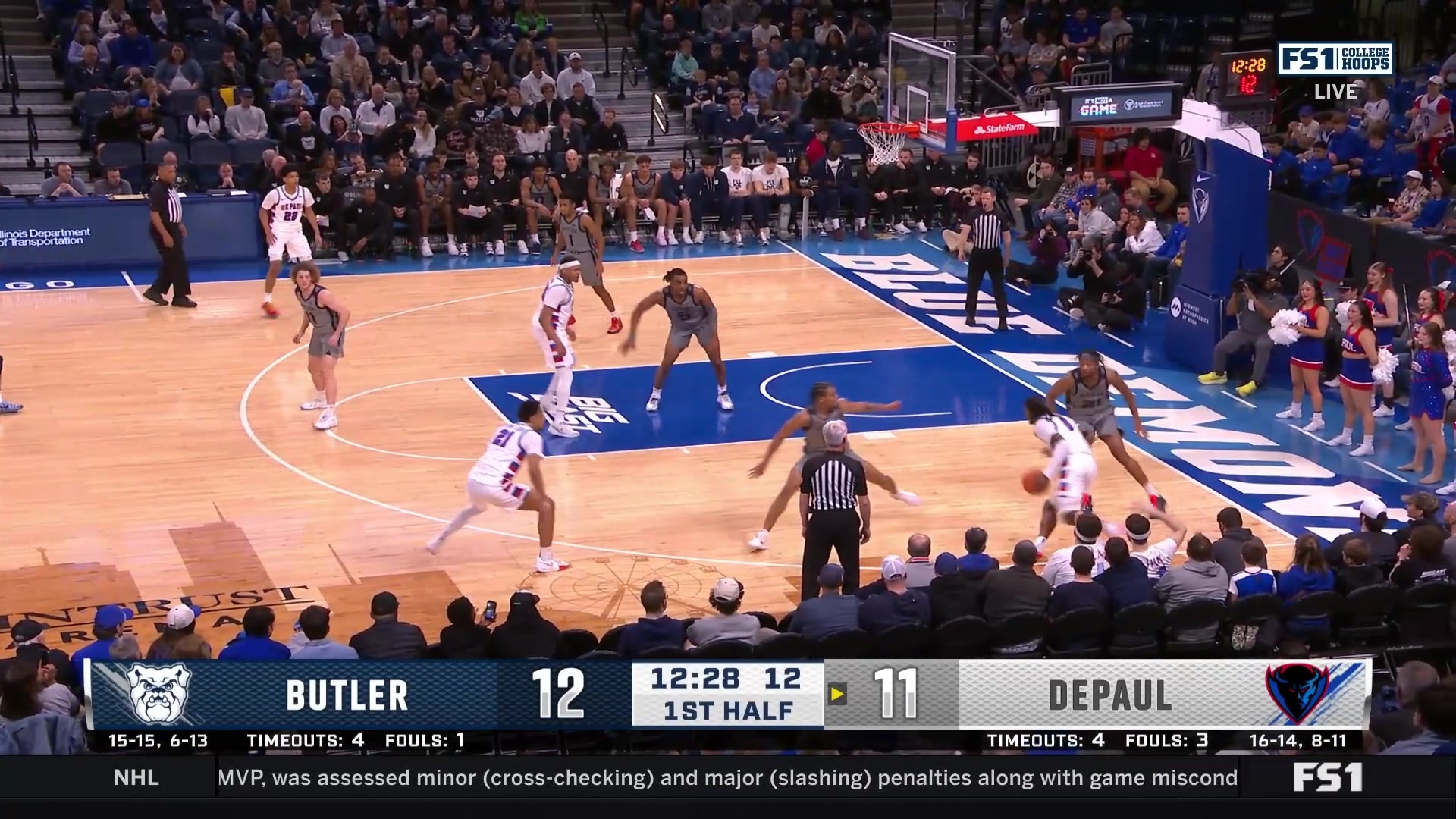 NJ Benson throws down a powerful two-point dunk