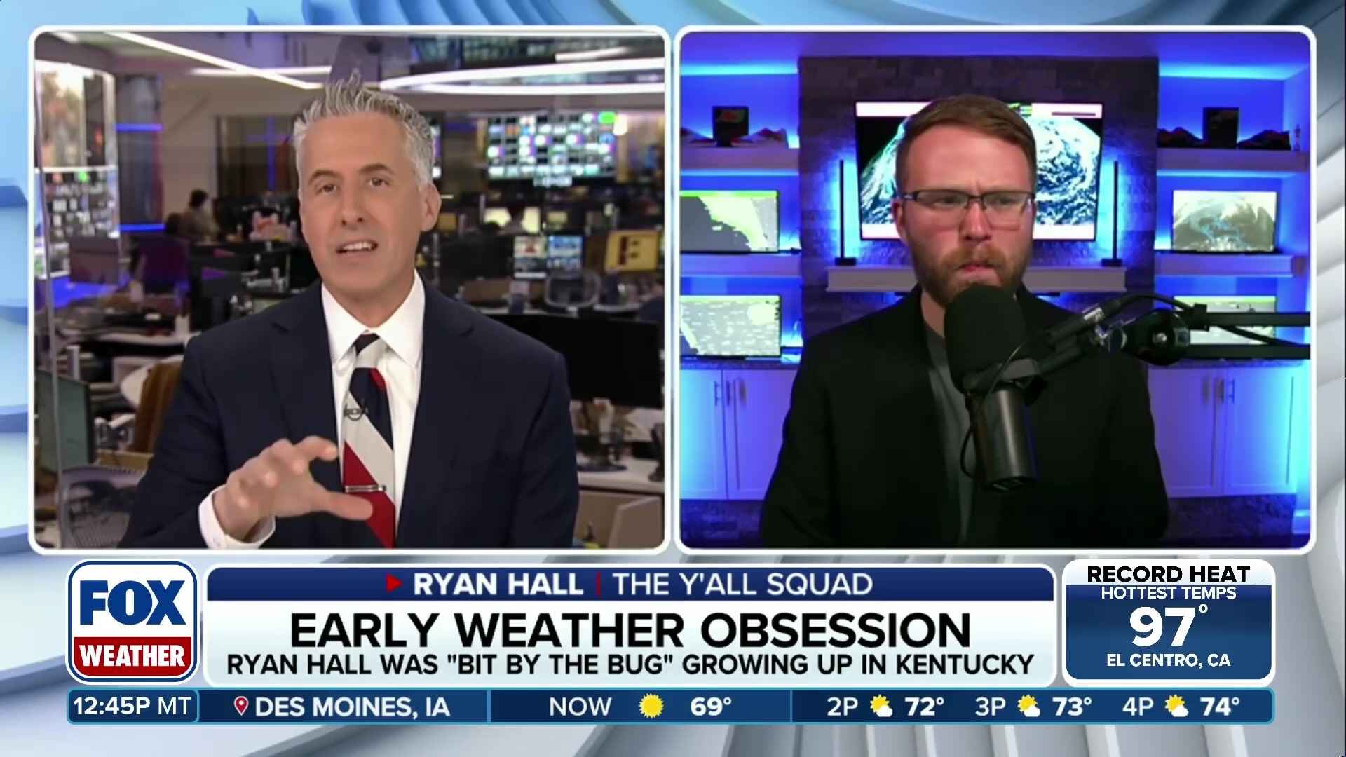 Ryan Hall's early weather obsession as a child in Kentucky