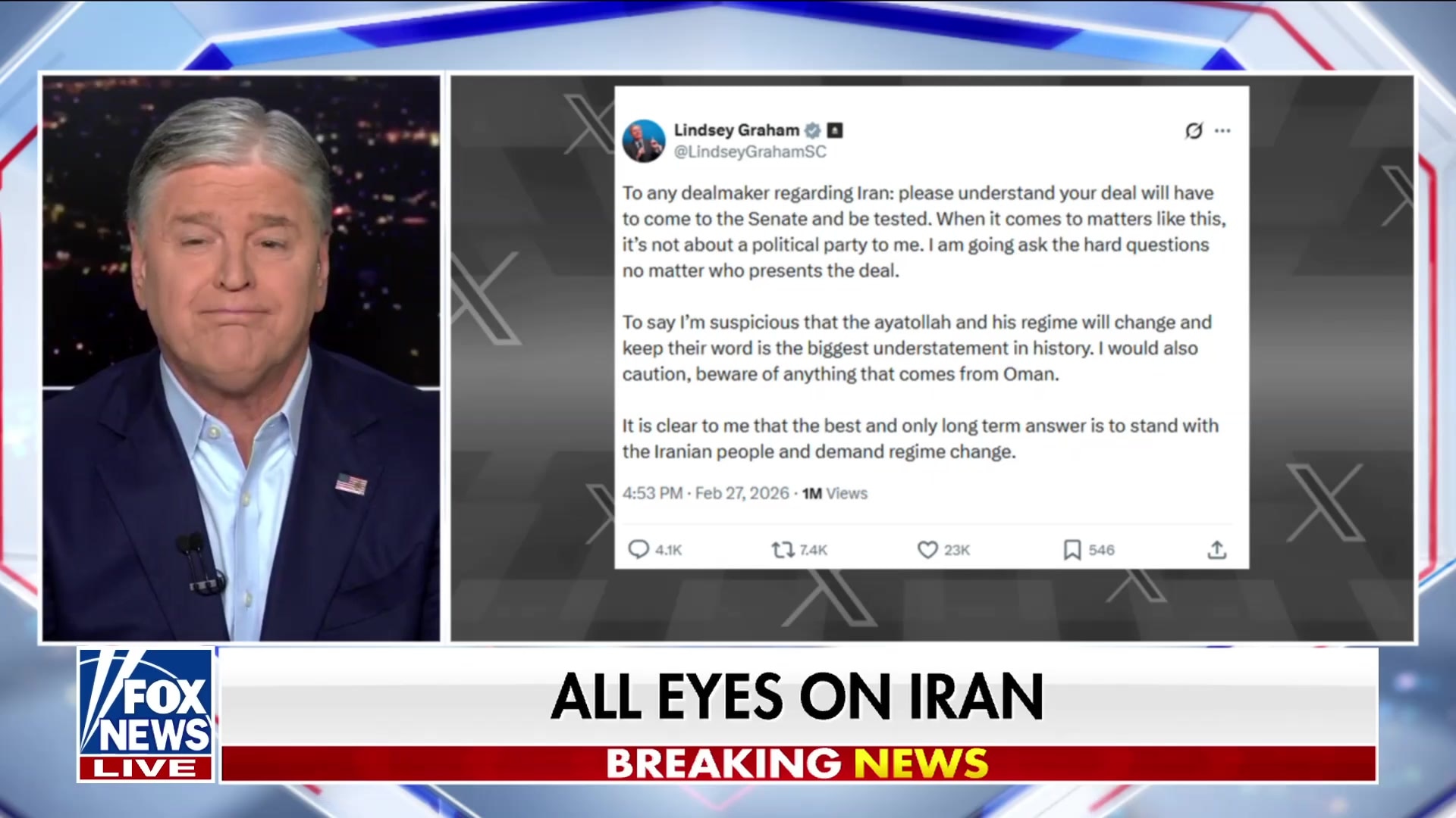 Hannity warns against trusting Iran, Trump puts Iran on notice and teases 'friendly takeover' of Cuba