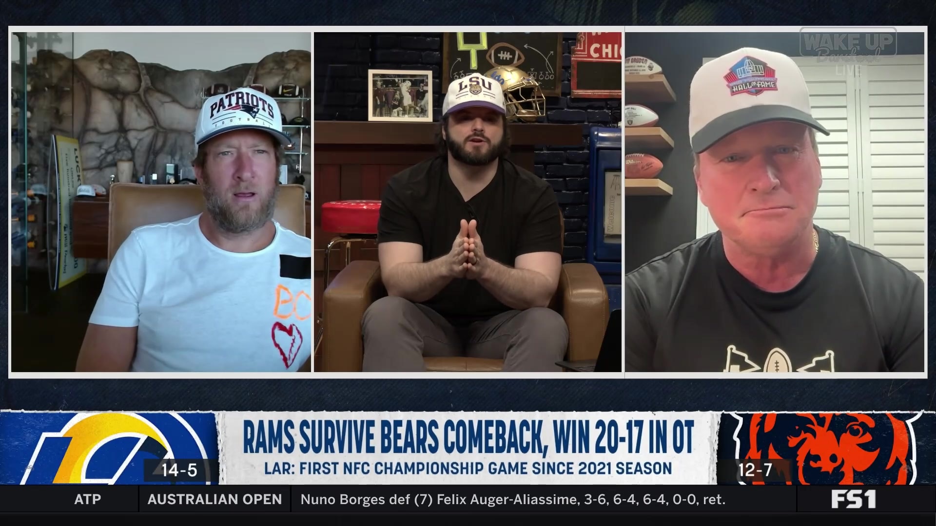 Jon Gruden's furious reaction to Sean McDermott's alleged firing