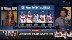 Would LeBron James joining the 76ers make them championship favorites?