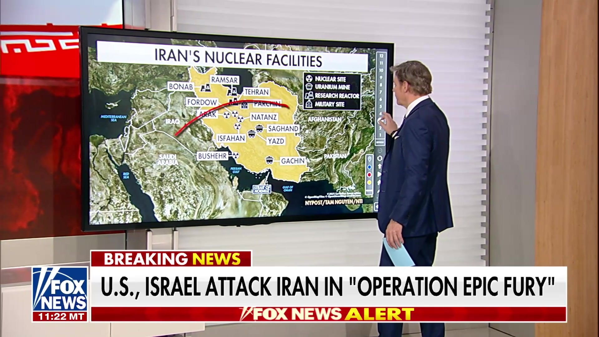 Watch US and Israel target Iran's forward-leaning ballistic missile ...
