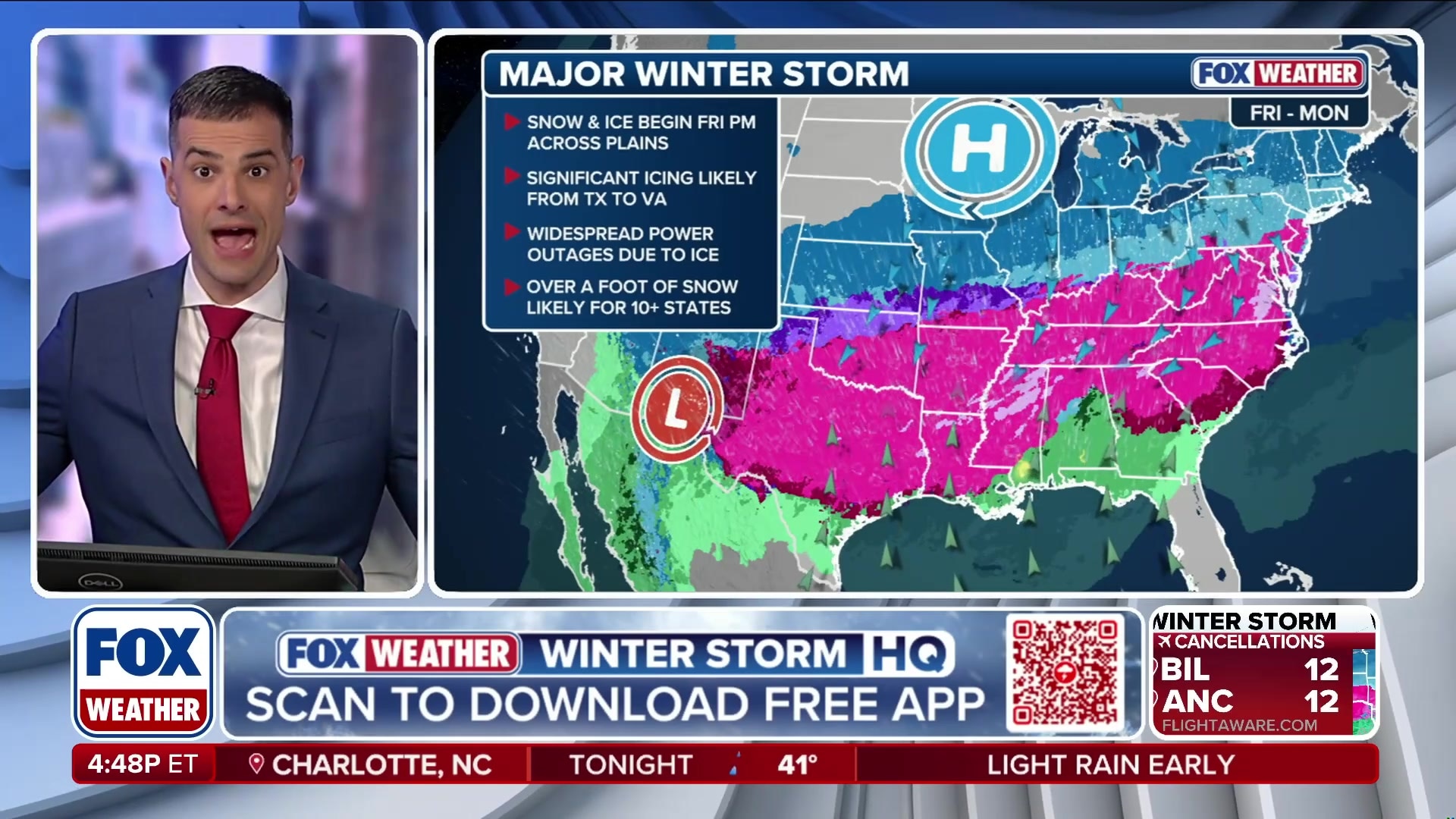 Meteorologist explains historic winter storm to span over 40 states