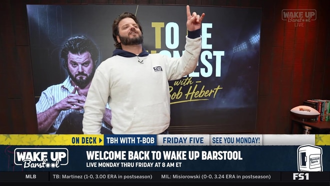 T-Bob Hebert welcomes viewers back to Wake Up Barstool