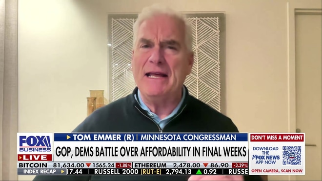Tom Emmer blasts House Democrats' agenda, warns voters against socialism