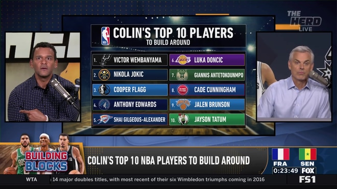 Nick Wright Blasts Colin Cowherd's NBA Top 10 Player Rankings