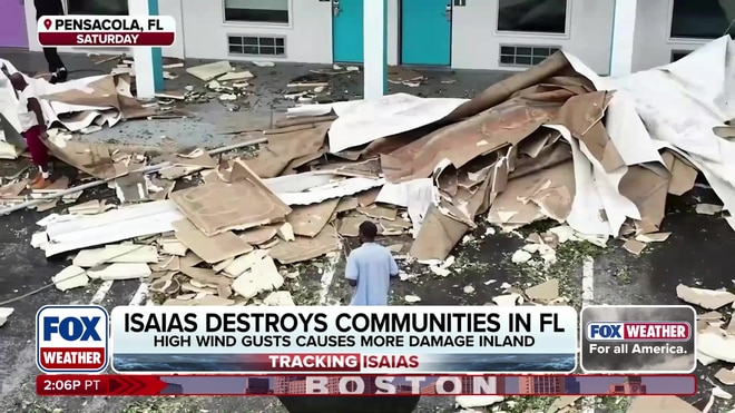 Hurricane Isaias leaves path of destruction across Florida Panhandle