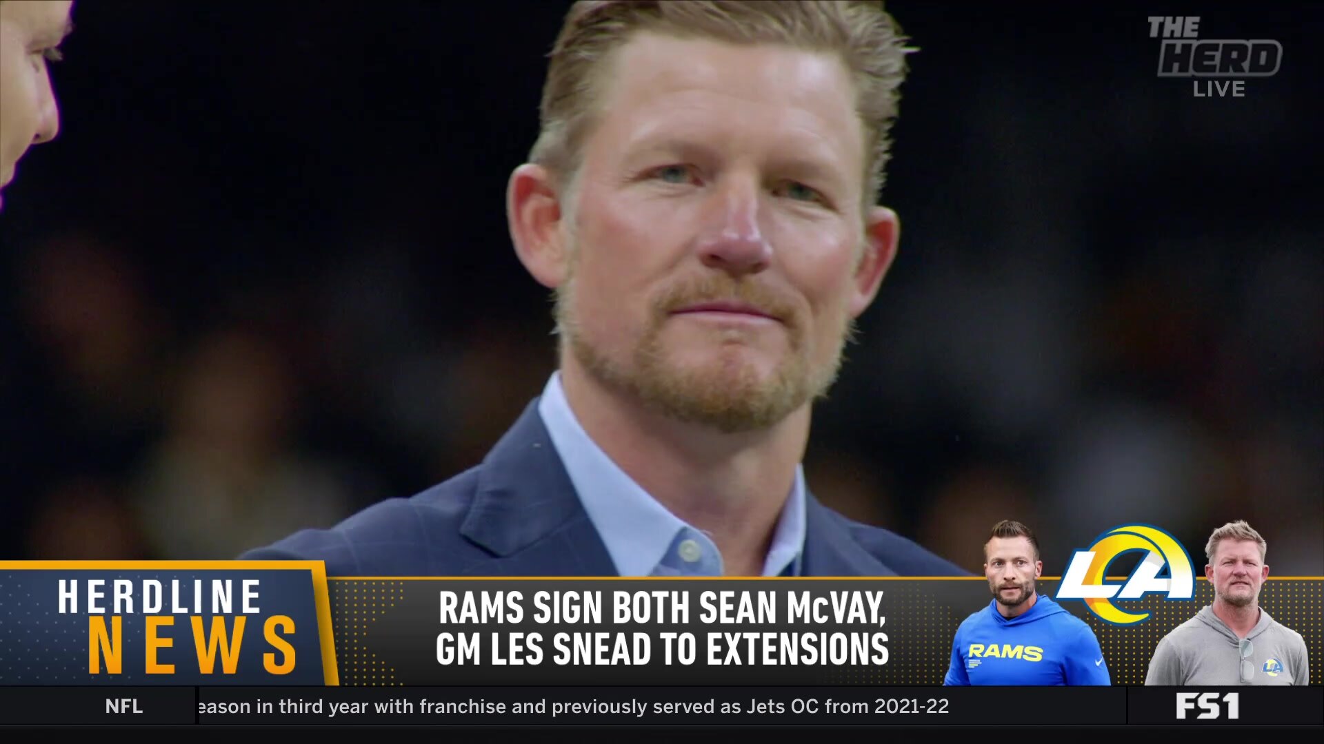 Rams sign Sean McVay and Les Snead to extensions