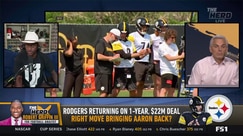 RG3 believes Aaron Rodgers' return makes Steelers Super Bowl contenders