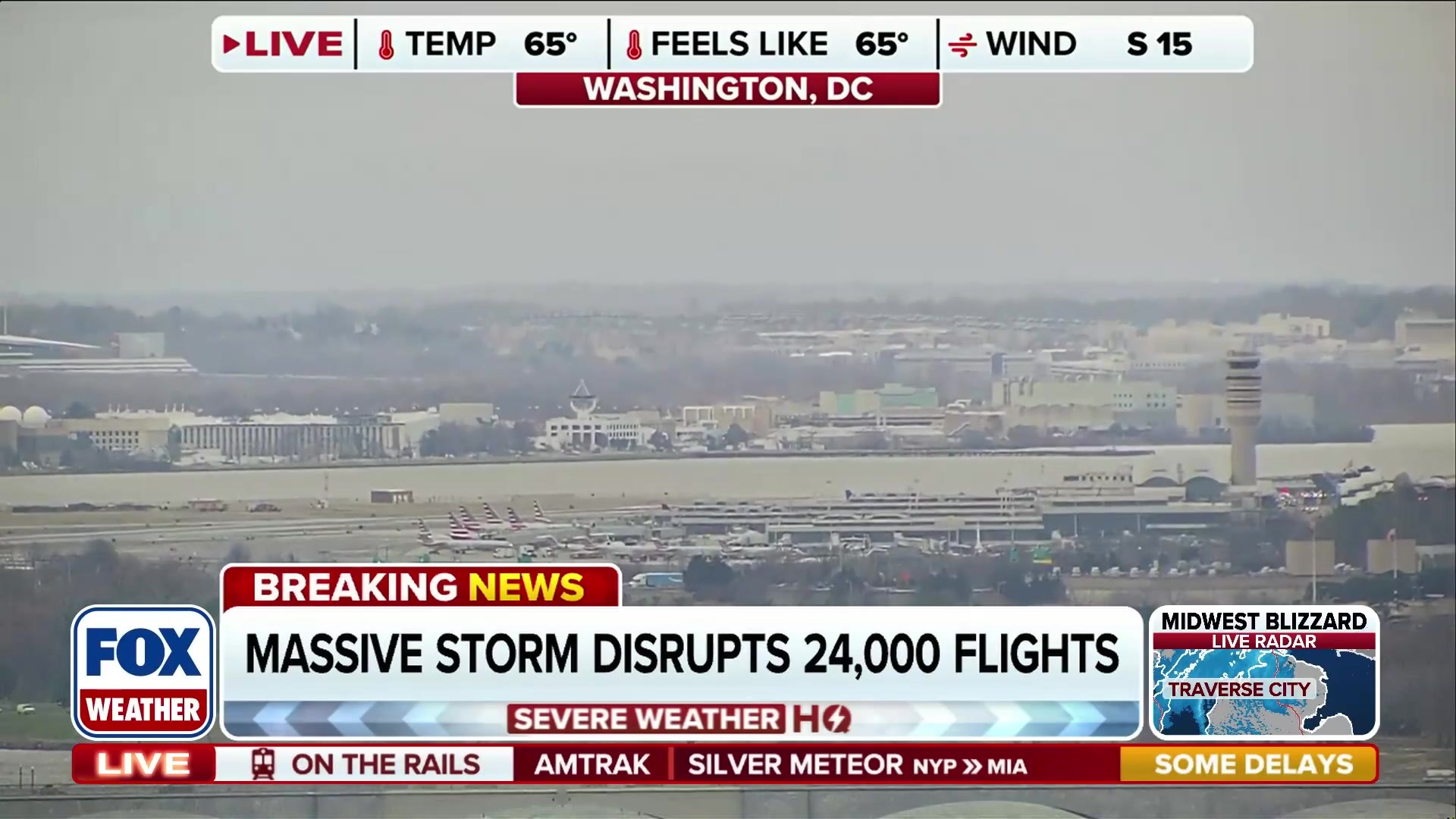 Massive storm disrupts 24,000 flights on the East Coast