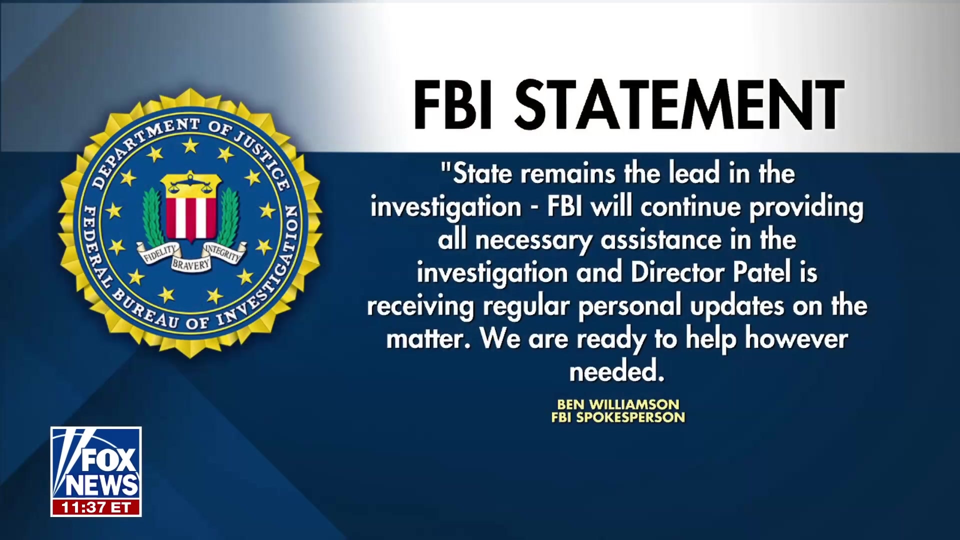 Fbi Privacy Watch FBI statement confirms readiness to assist in Nancy Guthrie ...