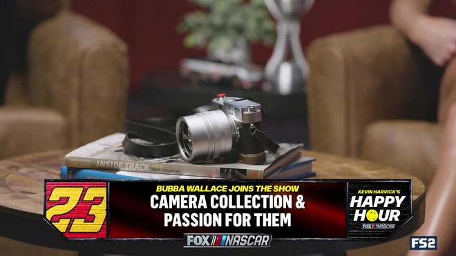 Bubba Wallace shares his passion for film cameras and his hair journey