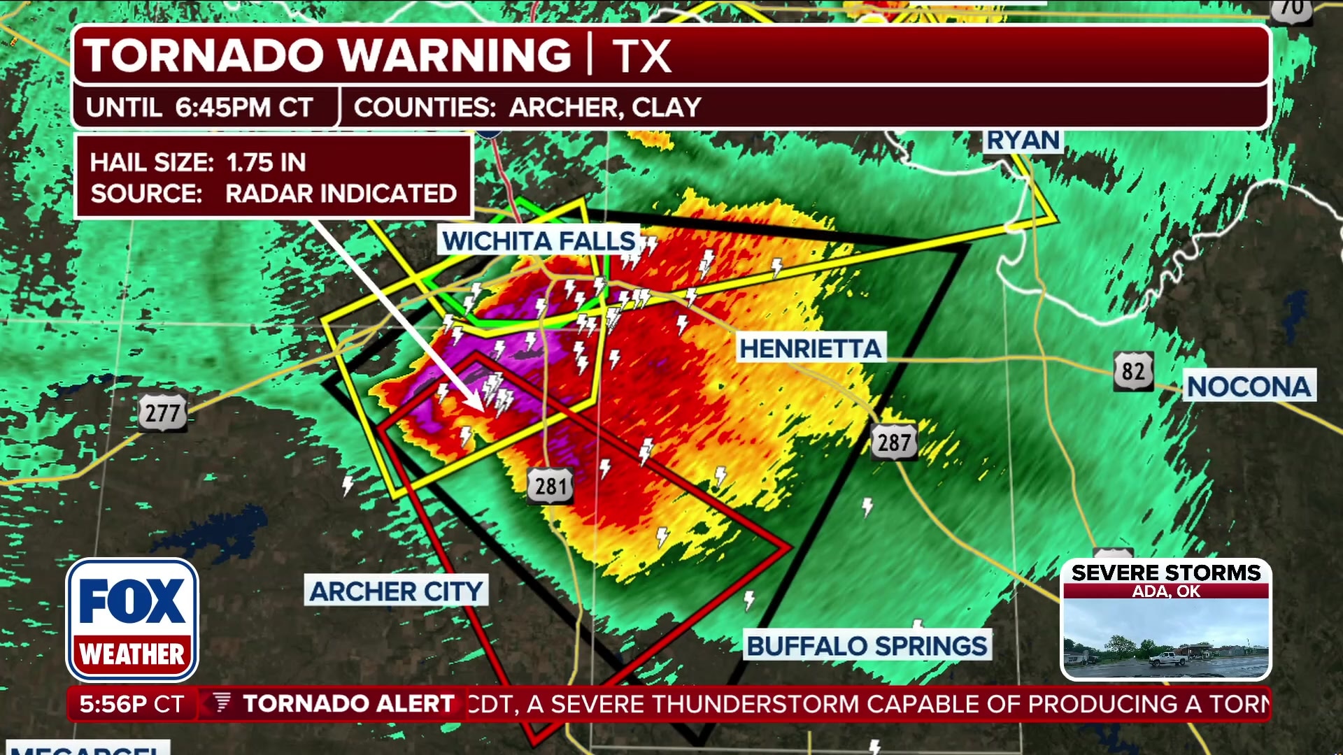 Live storm tracking: Tornado warnings and rotation in Oklahoma and Texas