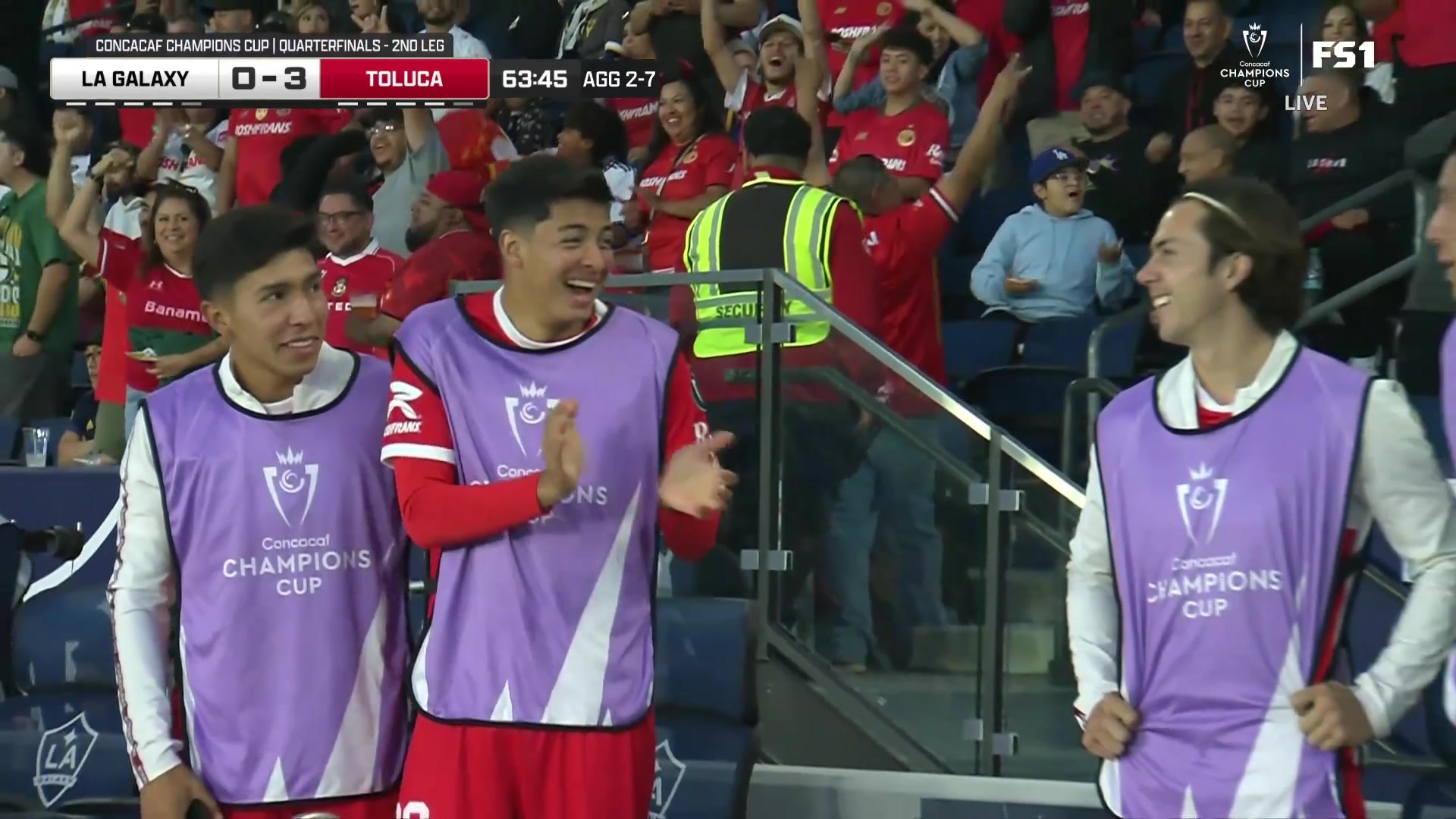 Toluca extends lead with another goal against LA Galaxy