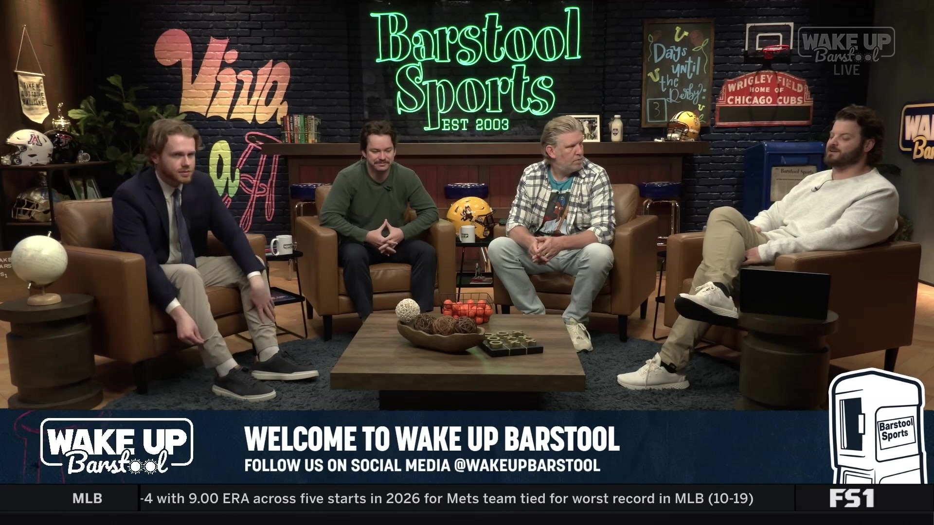 Wake Up Barstool hosts discuss attire and cleats on the soccer field