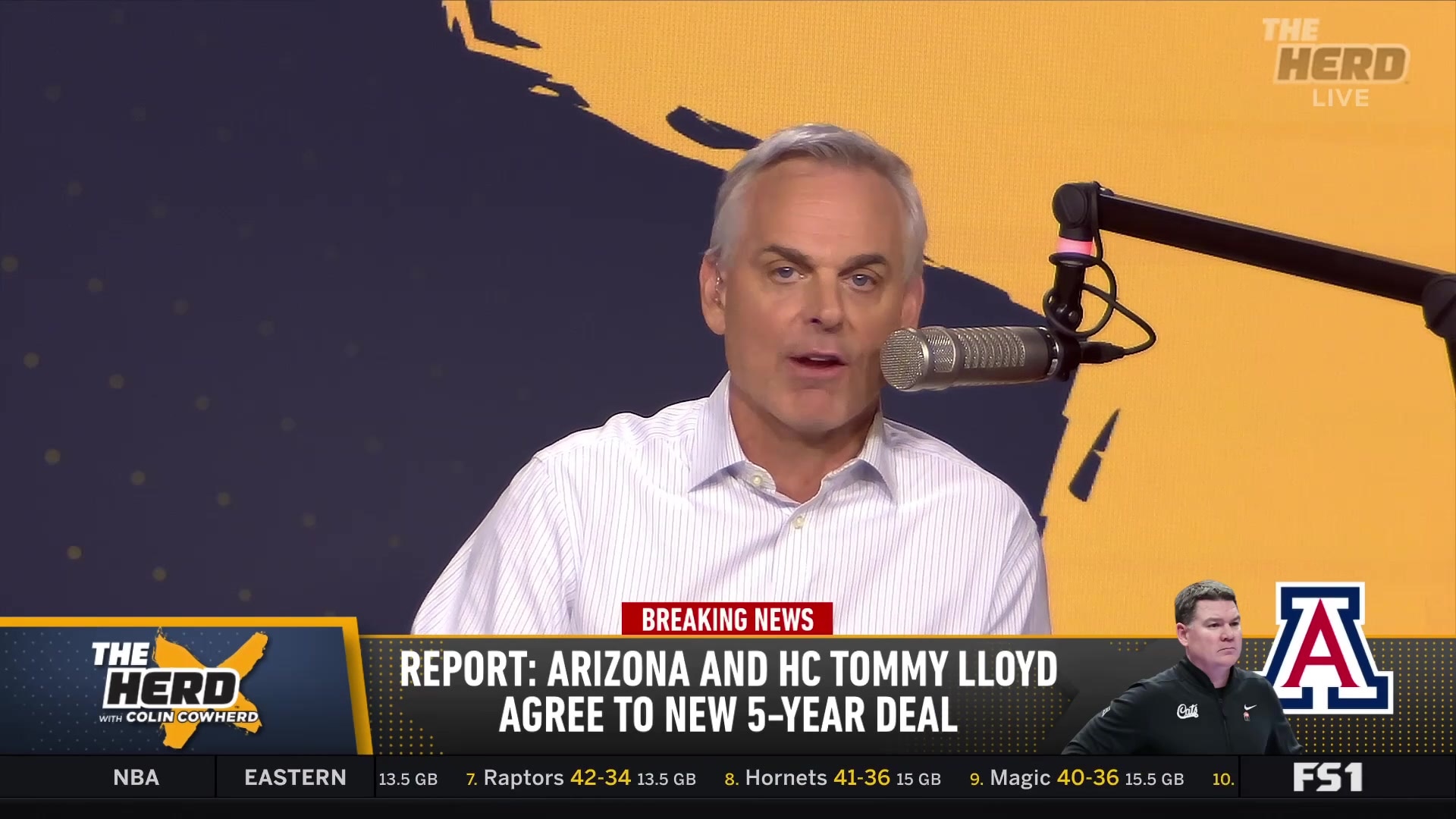 Colin Cowherd explains why Arizona is a top-tier college basketball job for Tommy Lloyd