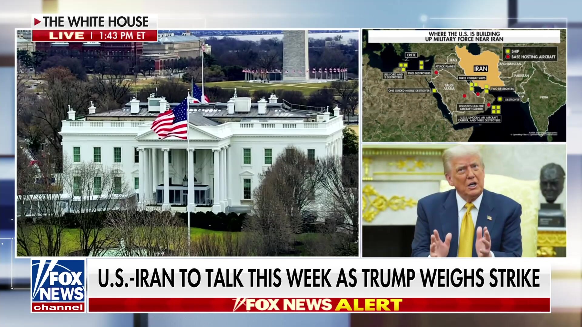 Iran playing 'dangerous game' as Trump weighs military strikes