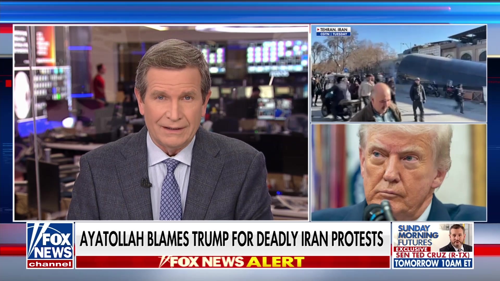 Iran's Supreme Leader Ayatollah Khamenei Blames Trump for Deadly Protests, Accuses US of Seeking to 'Swallow Iran'