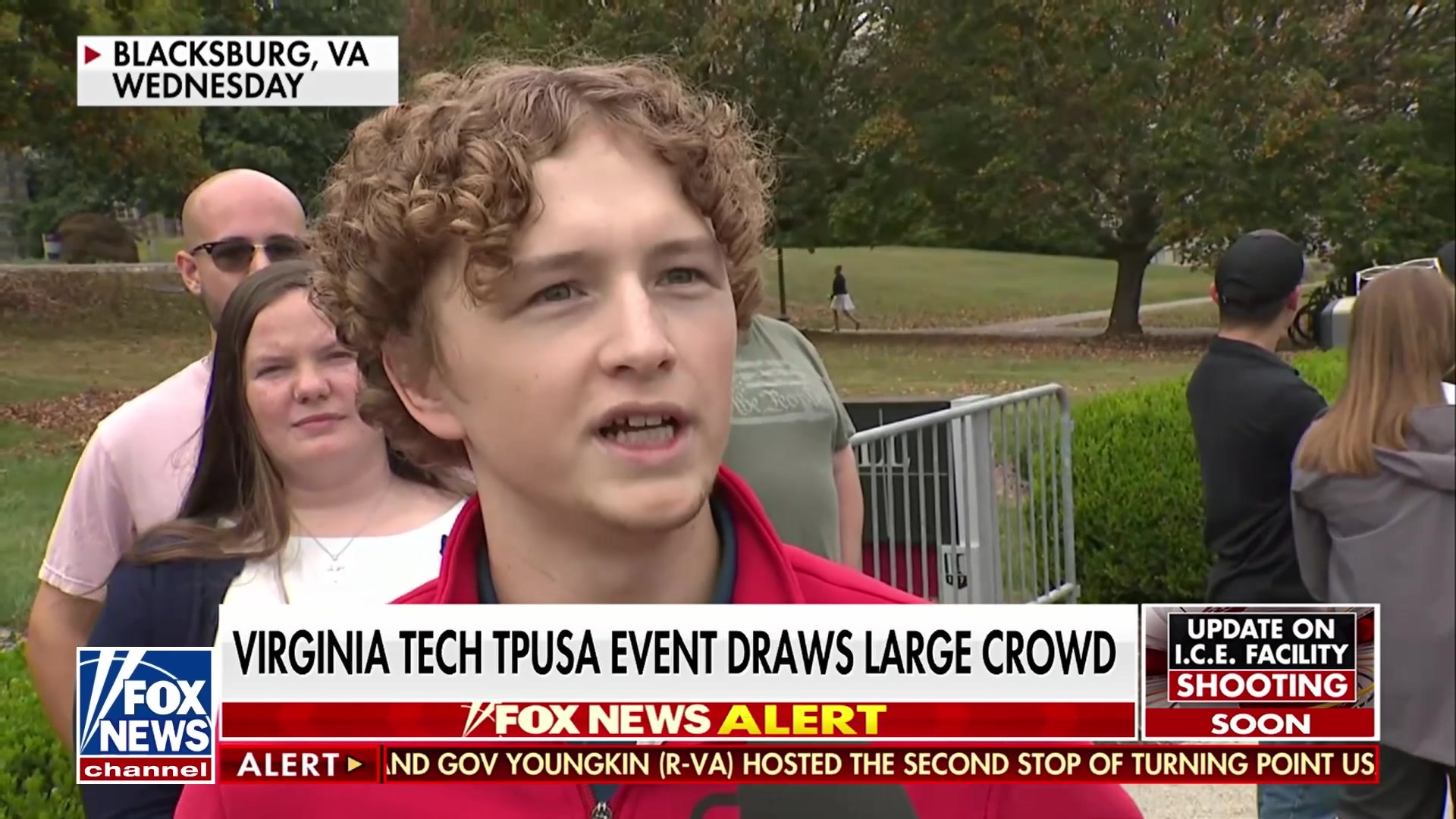 Watch Students react to Charlie Kirk's death, flock to Turning Point ...
