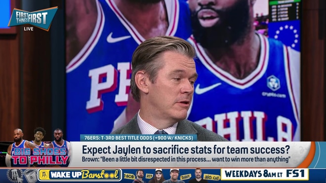 Nick Wright explains why Jaylen Brown must sacrifice stats with the 76ers