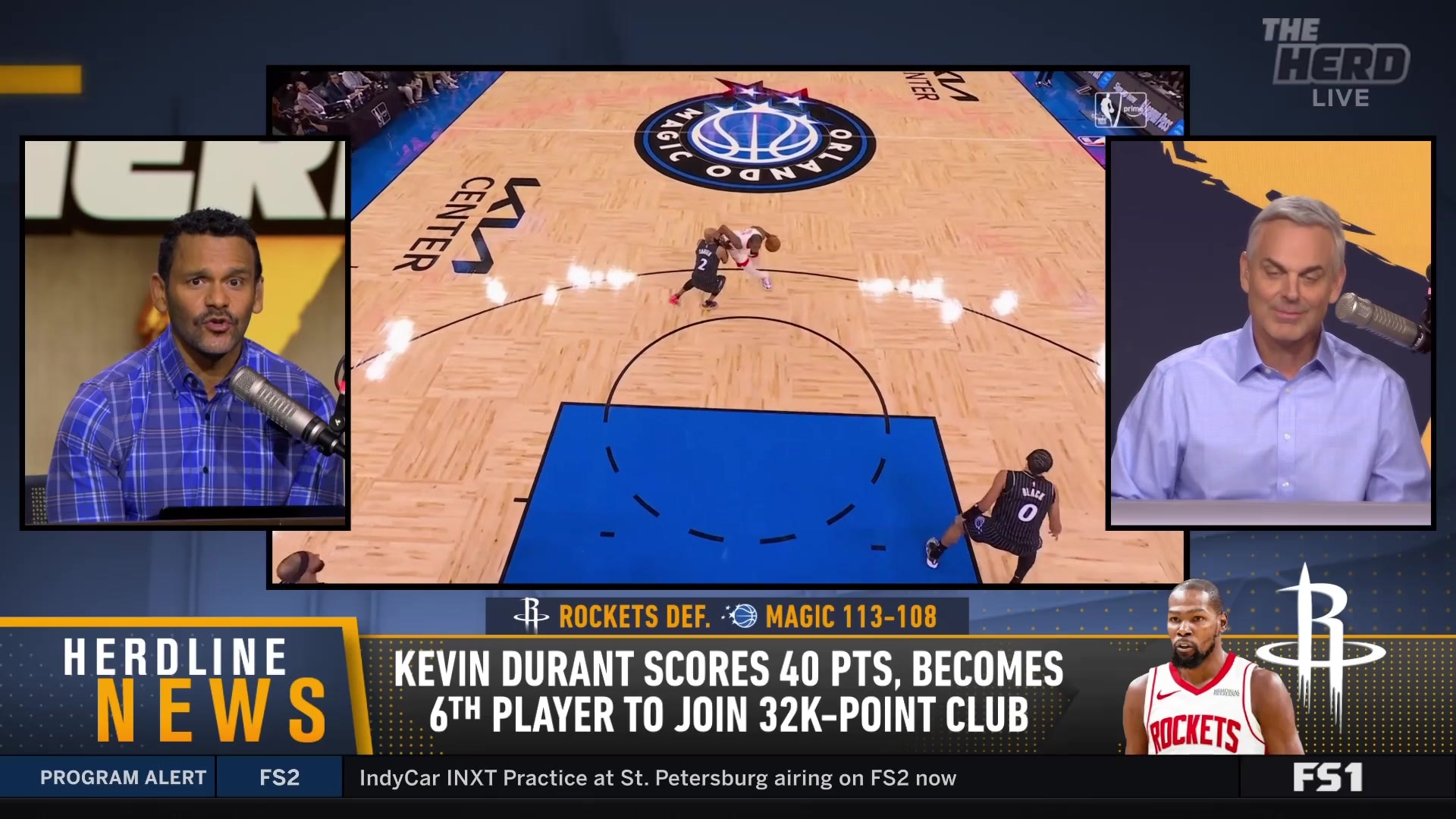 Colin Cowherd defends Kevin Durant's all-time ranking and unique talent