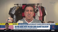 Aleko Eskandarian criticizes red card against Balogun