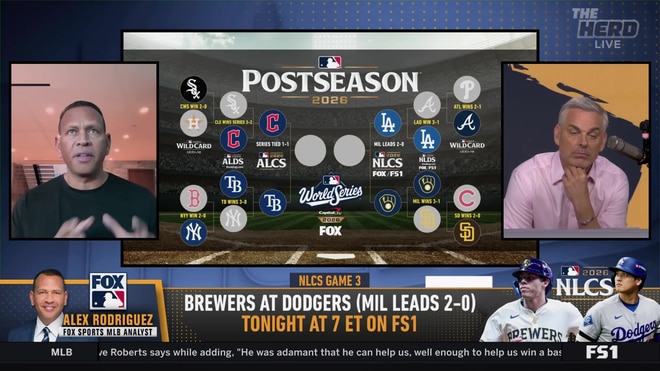Colin Cowherd explains why the Brewers are set to beat the Dodgers