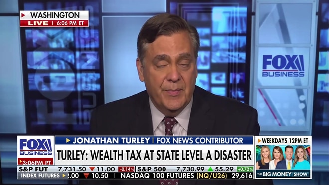 Jonathan Turley warns wealth tax is unconstitutional and economically destructive