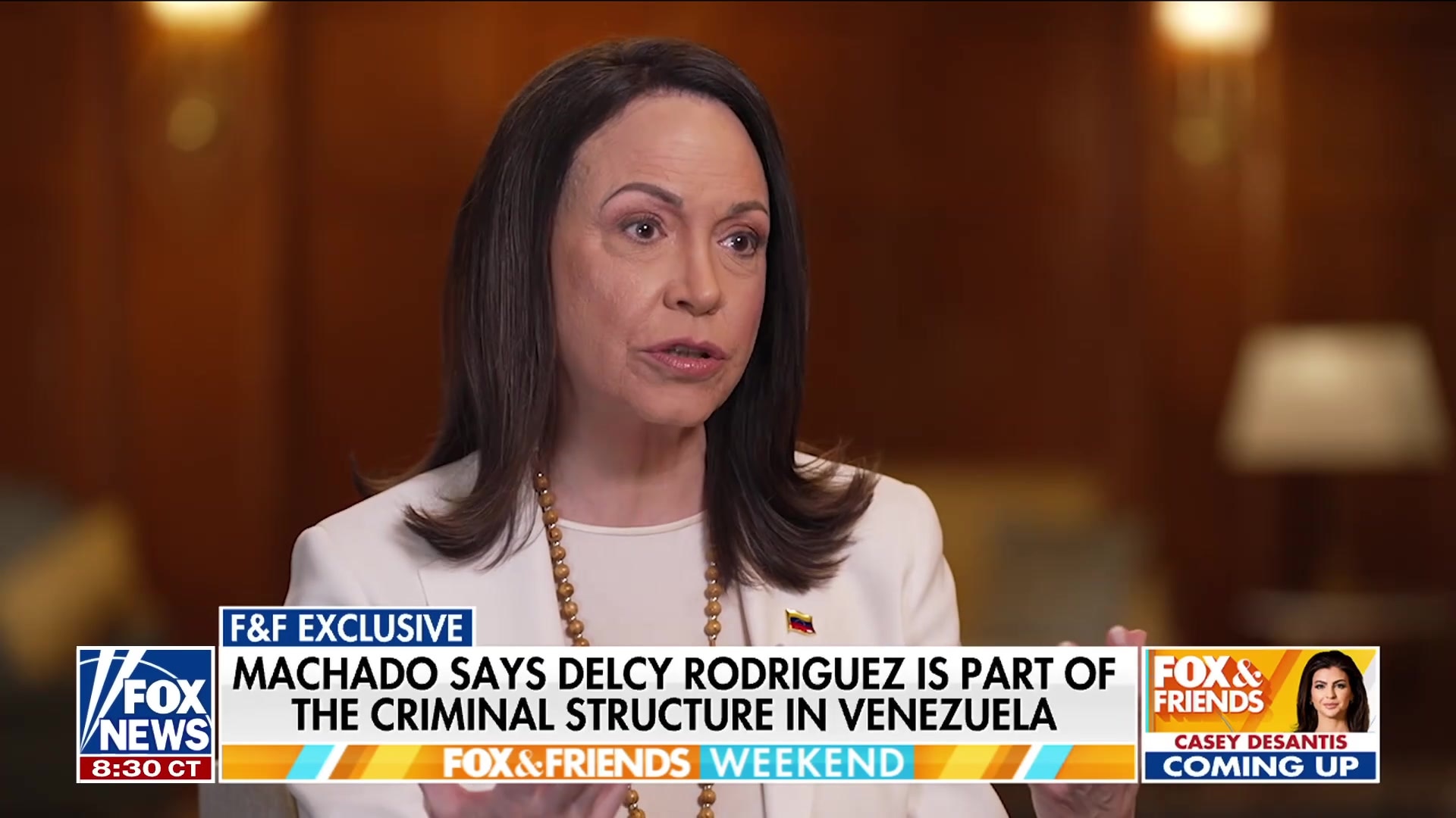 Venezuelan opposition leader exposes Delcy Rodriguez's ties to criminal network