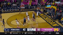 Josh Reed converts a tough layup and draws a foul for an and-one