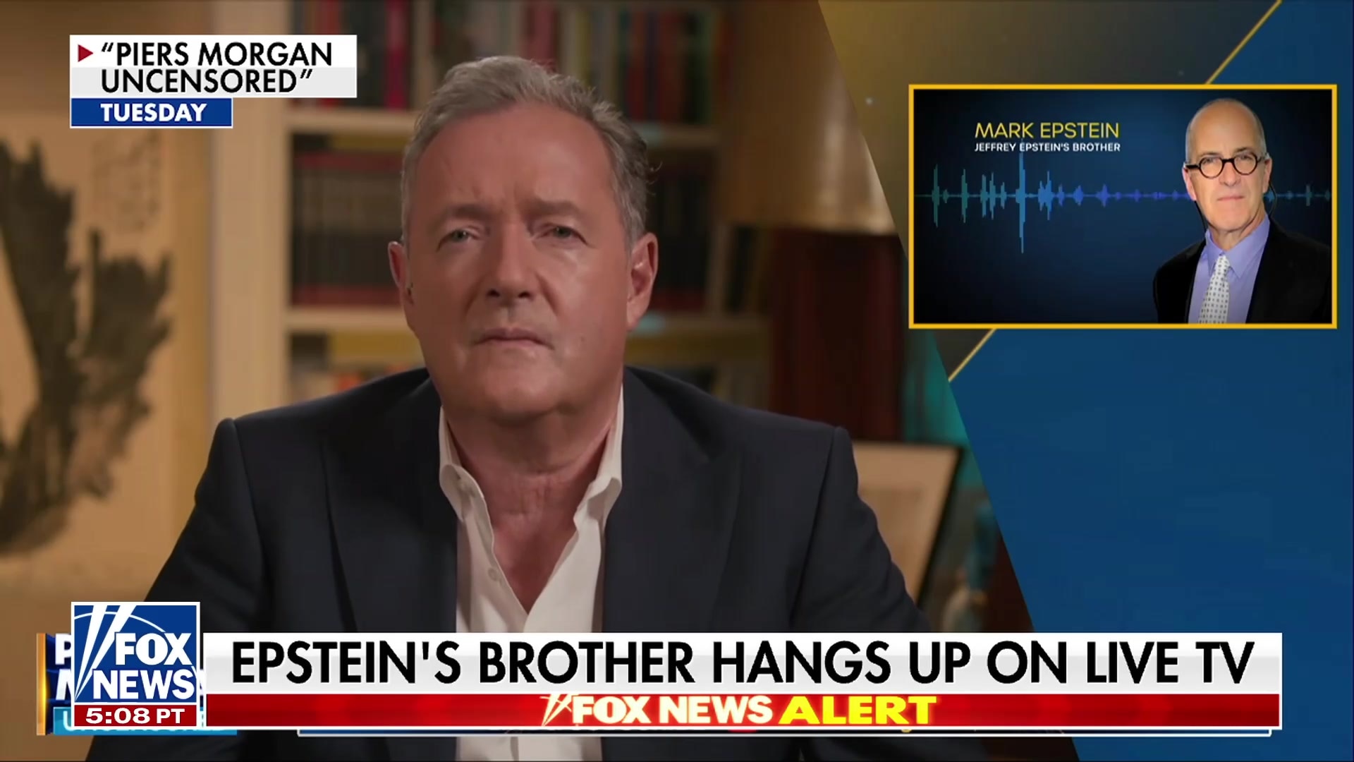 Jeffrey Epstein's brother claims he was murdered on live TV