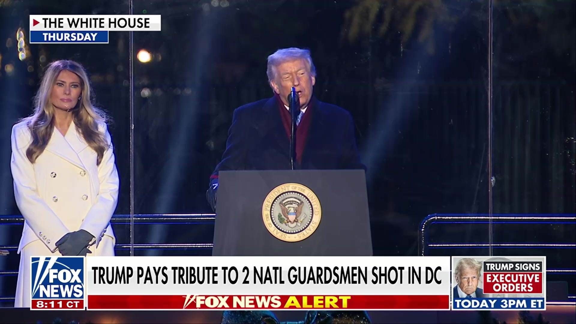 President Trump pays 'highest respects' to National Guardsmen shot in DC