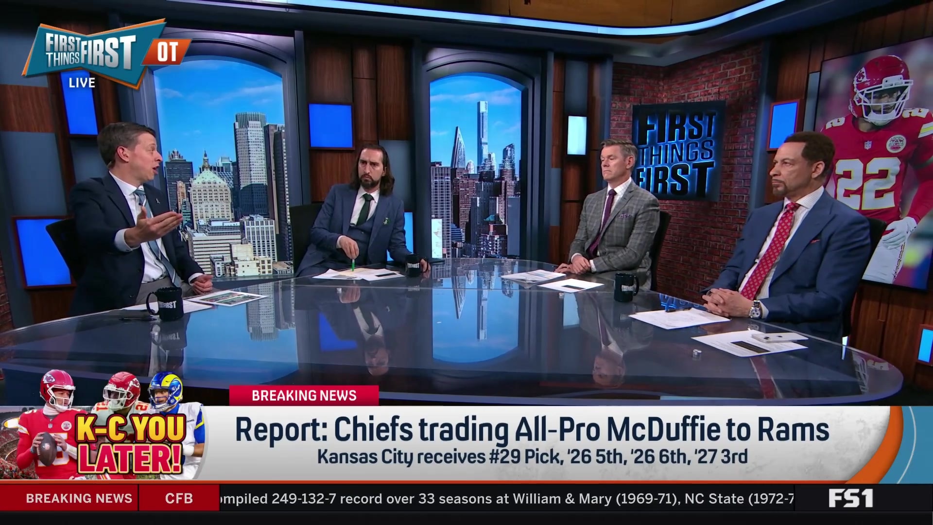 Nick Wright breaks down Chiefs' strategic trade of Trent McDuffie to Rams