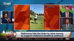 Patrick Mahomes plays golf for charity, hosts discuss injury recovery