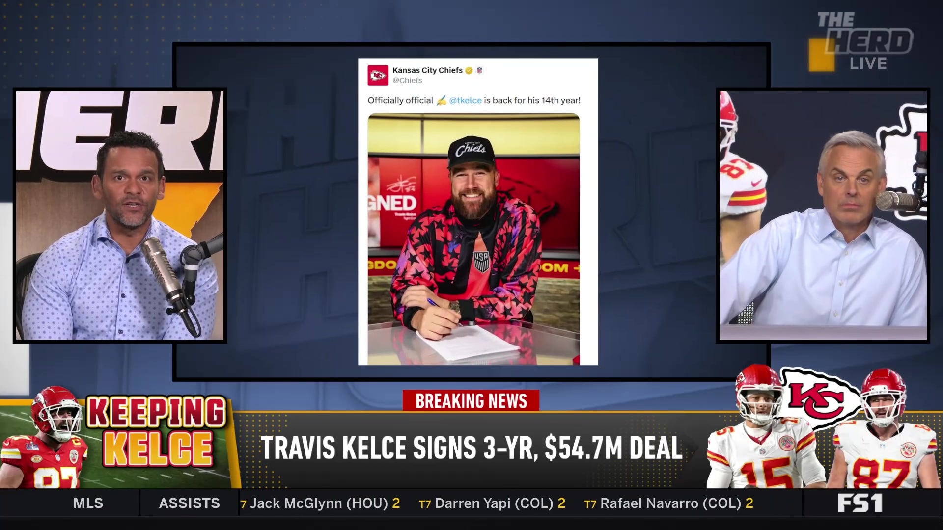 Jason McIntyre questions Chiefs' trust in wide receivers after Kelce's new deal