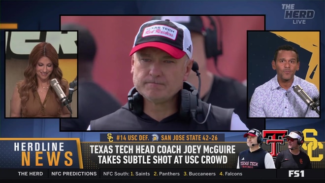 Joey McGuire takes subtle shots at USC crowd size