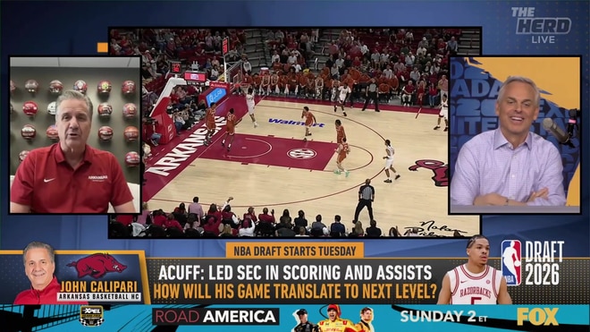 John Calipari highlights Jaylen Acuff's talent