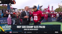 Indy 500 Champion Alex Palou attends his first college football game