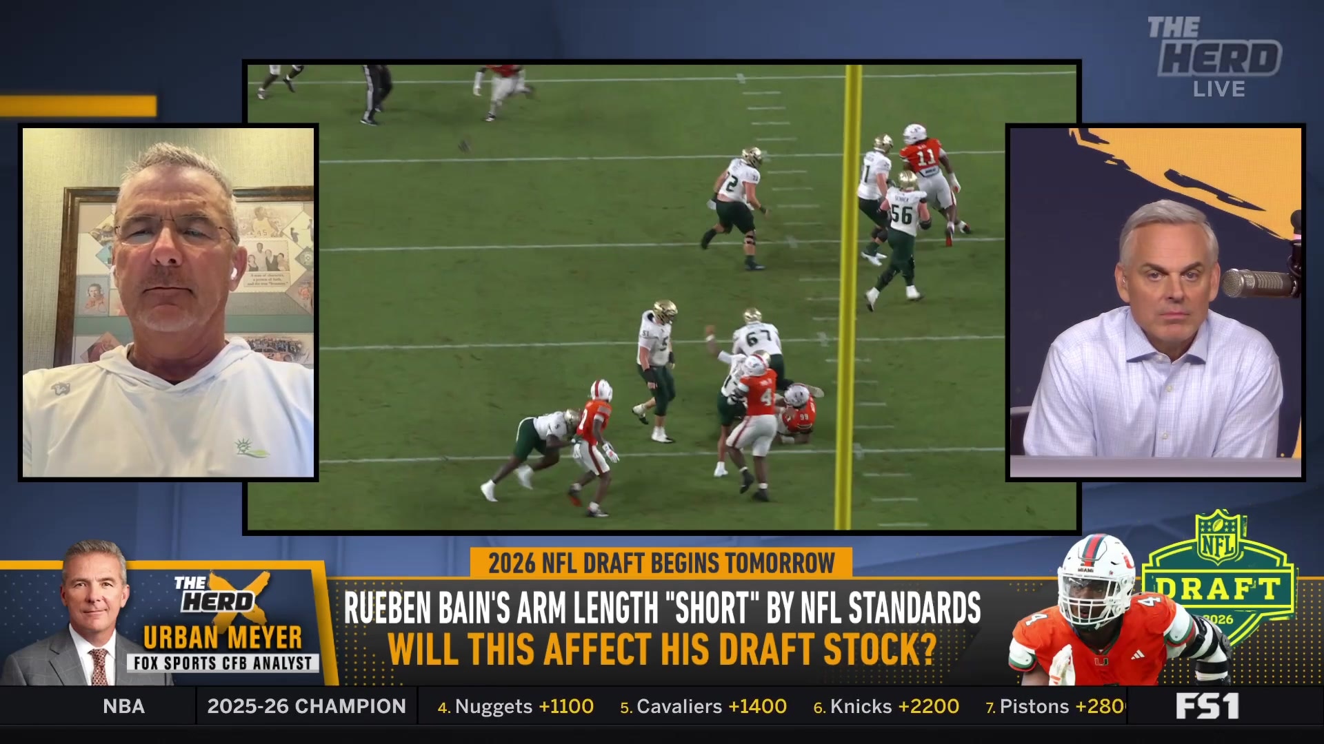 Urban Meyer Recalls Scouts Doubting Corey Linsley's Arm Length