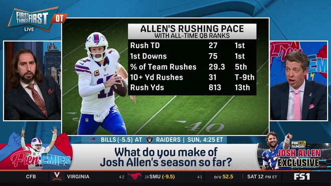 Nick Wright deconstructs the MVP hype surrounding Josh Allen